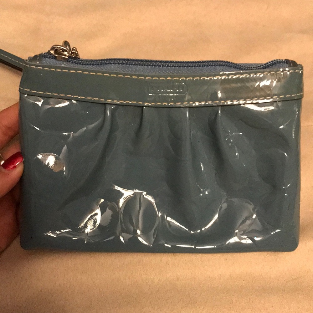 Coach mini wristlet